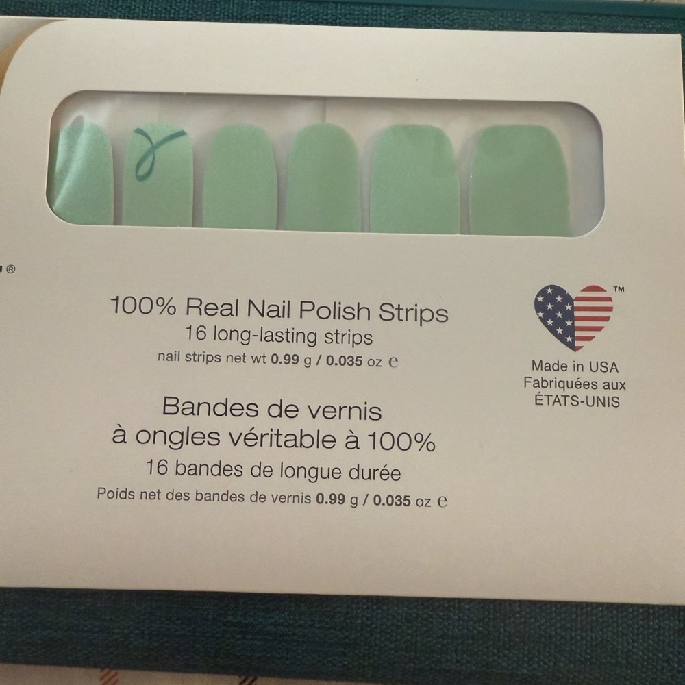 Mint Green Nail Polish Strips